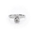 The Caroline Set With A 3.5 Carat Oval Moissanite For Discount