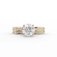 The Caroline Set With A 5 Carat Round Moissanite Discount