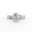 The Caroline Set With A 3.5 Carat Oval Moissanite For Discount