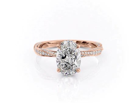 The Caroline Set With A 2.5 Carat Oval Moissanite Online