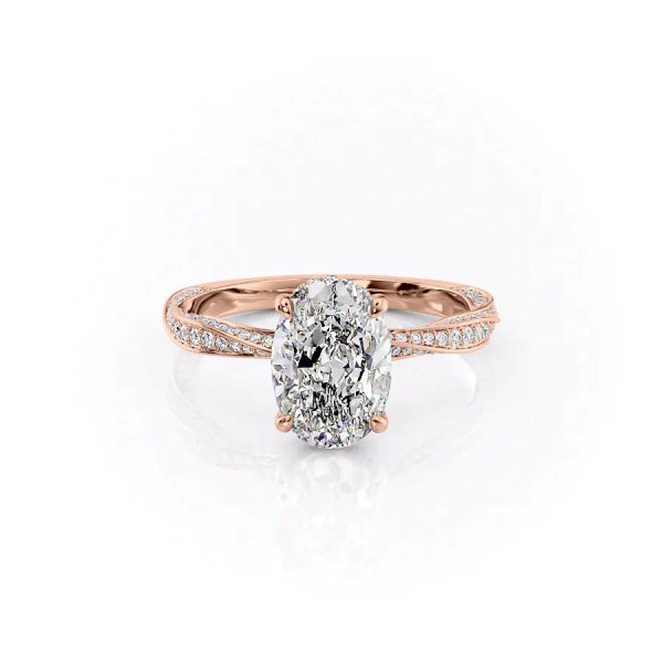 The Caroline Set With A 2.5 Carat Oval Moissanite Online