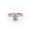 The Caroline Set With A 1.5 Carat Oval Moissanite Online Hot Sale